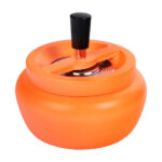Cendrier Rotatif Neon Orange 13cm