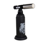 Black Leaf Torch Super Double Flame Lighter Black