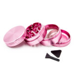 Aluminium Grinder Pink 4 Parts 50mm