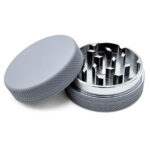 Silikonbeschichteter Grinder Grau 2-teilig 50mm