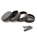 Silicone coated Grinder Black 4 Parts 50mm