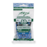 PURIZE® Xtra Slim Aktivkohlefilter - 50 Stück Blau