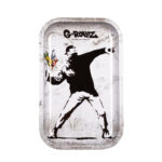 G-Rollz Banksy Flower Thrower Rolling Tray "M" 175 x 275 mm