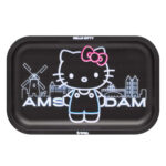 G-Rollz Hello Kitty Amsterdam Neon "M" Rolling Tray 175 x 275 mm